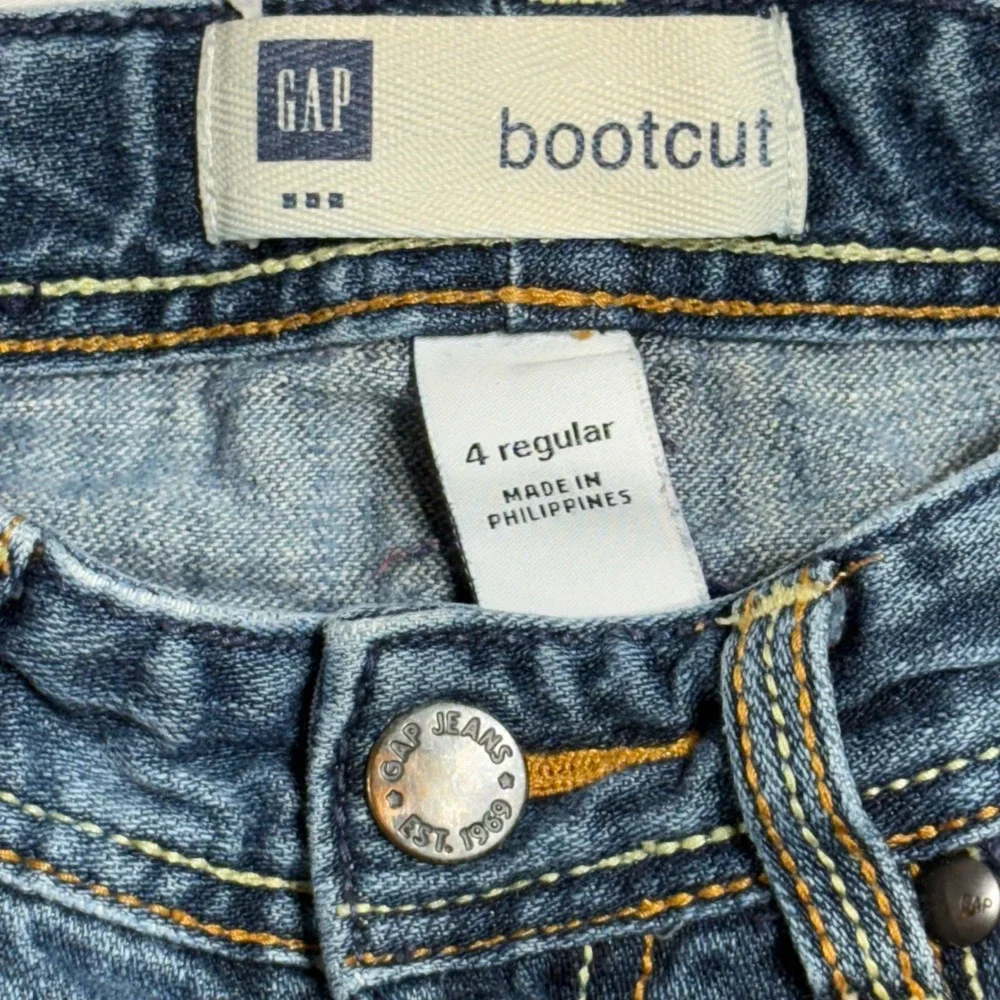 Gap Kids Girls Size 4 Bootcut Jeans Little Mermaid Flounder Sebastian Red‎ Cuffs